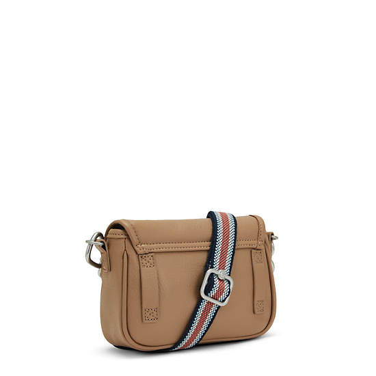 Beige Kipling Inaki Small Crossbody Bags | 435289KDZ