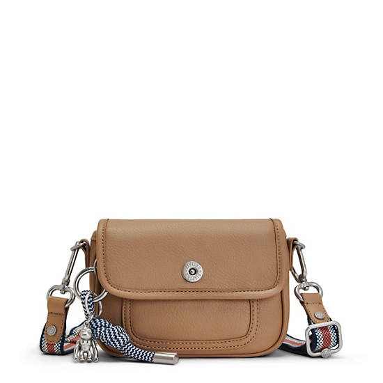 Beige Kipling Inaki Small Crossbody Bags | 435289KDZ