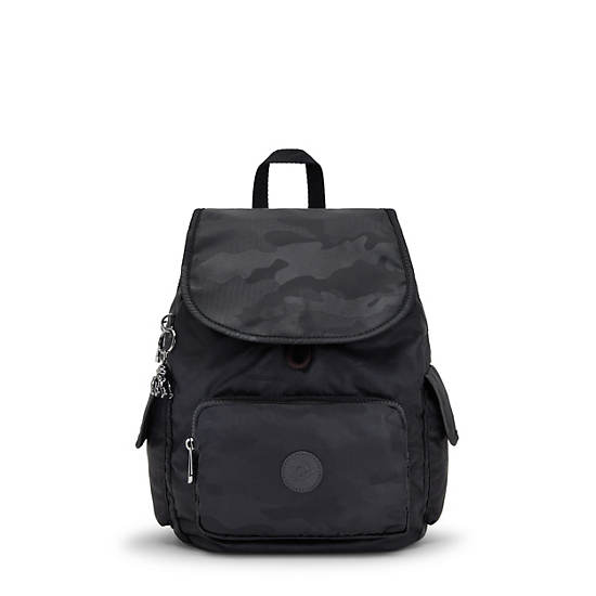 Black Camo Kipling City Pack Small Classic Backpacks | 435806KTP