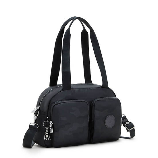 Black Camo Kipling Cool Defea Iconic Shoulder Bags | 352074DQB