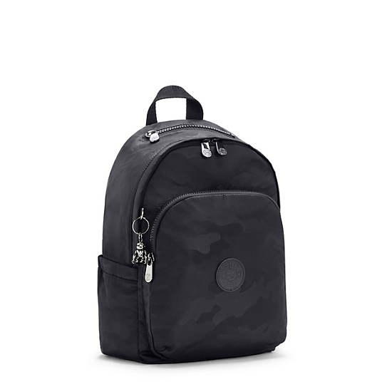 Black Camo Kipling Delia Backpacks | 410768HUT