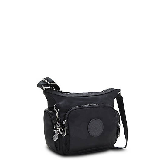 Black Camo Kipling Gabbie Mini Crossbody Bags | 327698SAJ