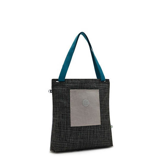 Black Grey Kipling Annas Tote Bags | 987301RCN