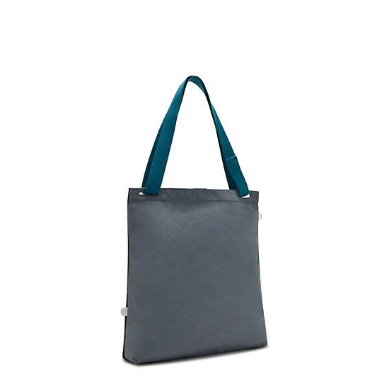 Black Grey Kipling Annas Tote Bags | 987301RCN