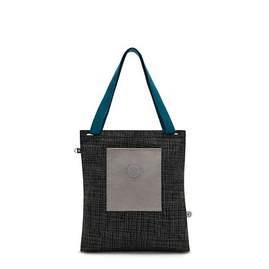 Black Grey Kipling Annas Tote Bags | 987301RCN