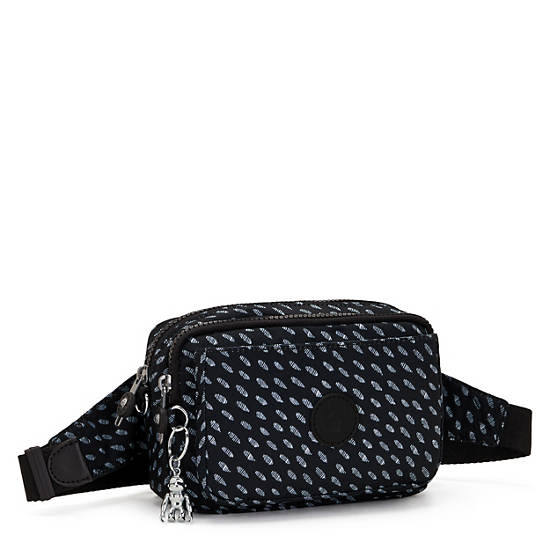 Black Kipling Abanu Multi Printed Convertible Crossbody Bags | 691028IZB