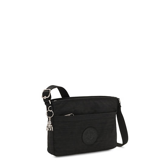 Black Kipling Abel Crossbody Bags | 806971DOT