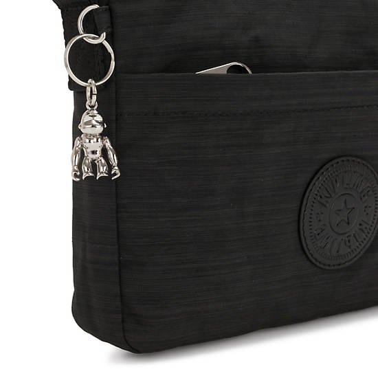 Black Kipling Abel Crossbody Bags | 806971DOT