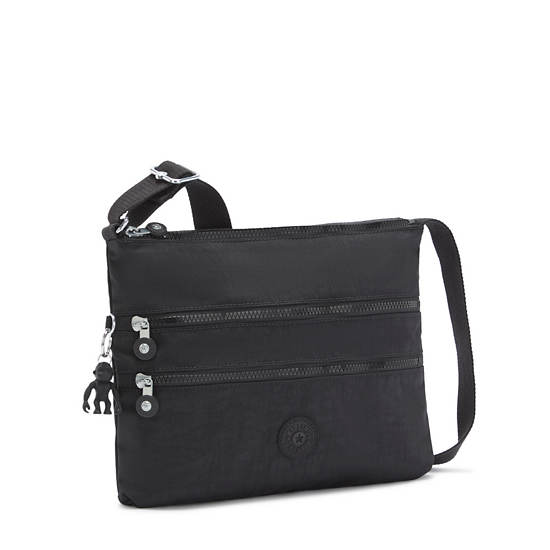 Black Kipling Alvar Crossbody Bags | 720856EHV