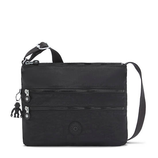 Black Kipling Alvar Crossbody Bags | 720856EHV