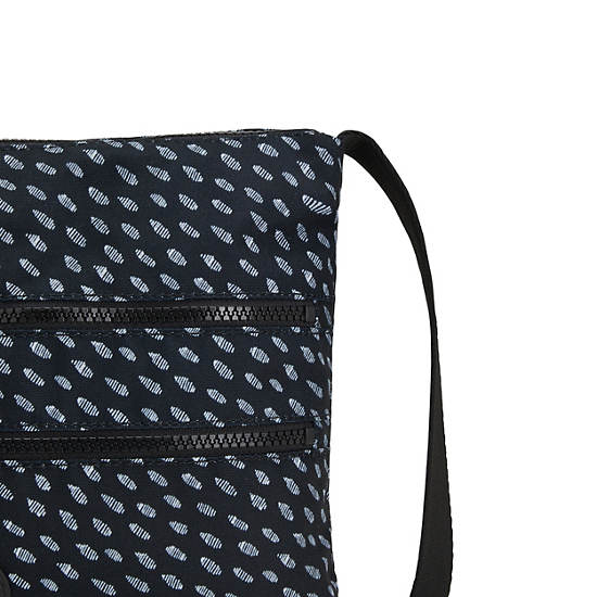 Black Kipling Alvar Printed Crossbody Bags | 491205OCT