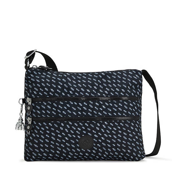 Black Kipling Alvar Printed Crossbody Bags | 491205OCT