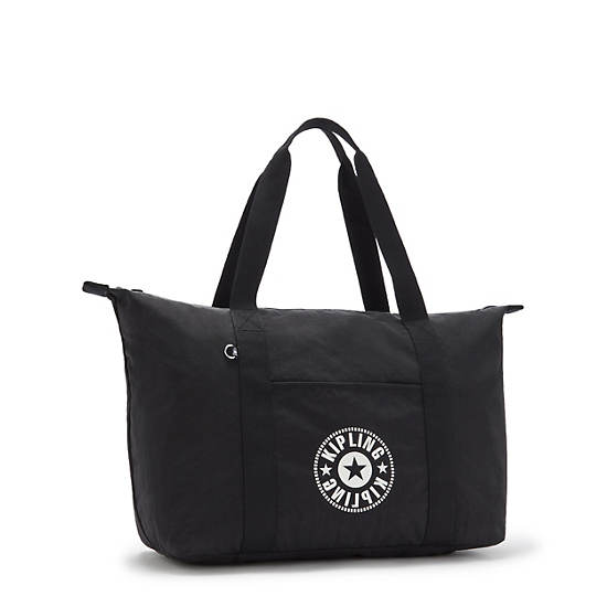 Black Kipling Art Medium Lite Classic Tote Bags | 371540ILJ