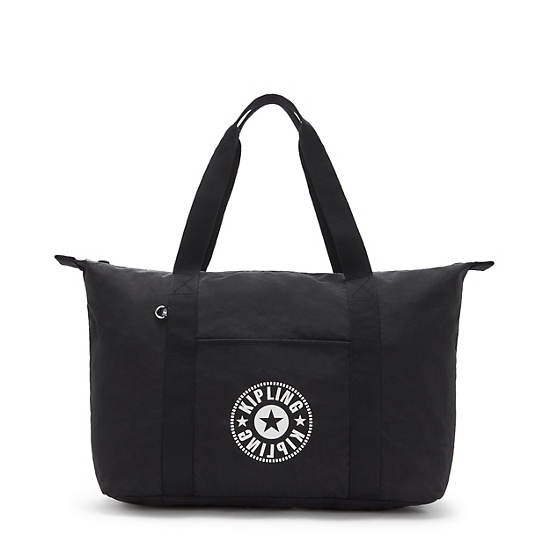 Black Kipling Art Medium Lite Classic Tote Bags | 371540ILJ