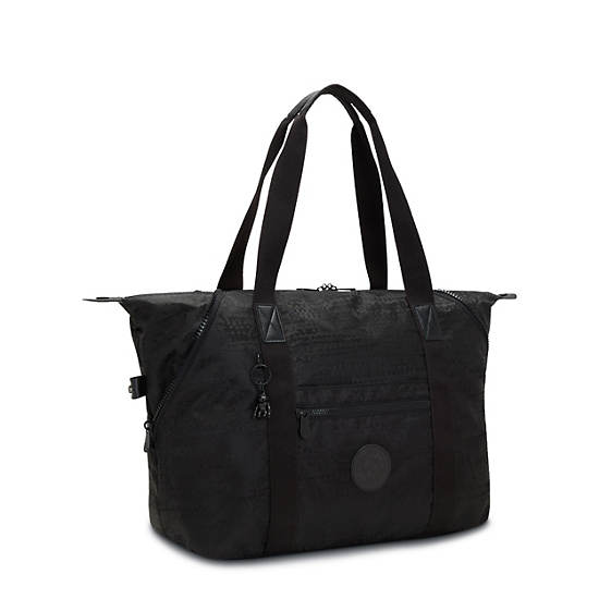 Black Kipling Art Medium Tote Bags | 473261RUK