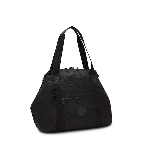 Black Kipling Art Medium Tote Bags | 473261RUK