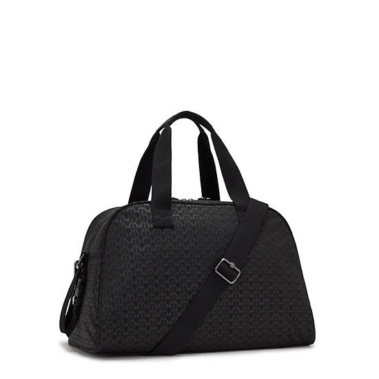 Black Kipling Camama Printed Diaper Bags | 524391PWS