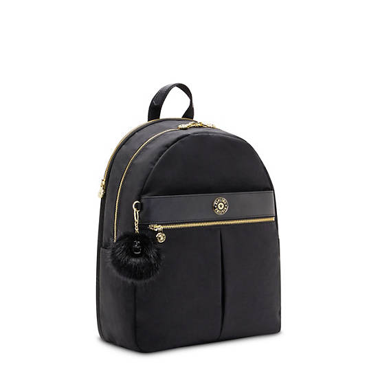 Black Kipling Carla Backpacks | 689154BOP