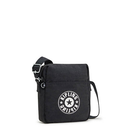 Black Kipling Chaz Crossbody Bags | 031572ZJA