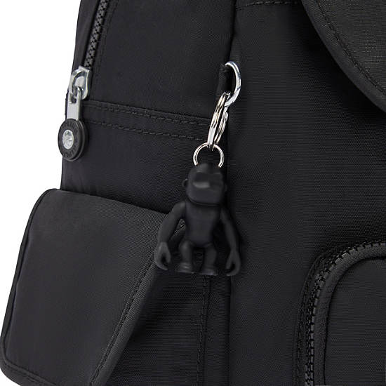 Black Kipling City Pack Backpacks | 456932XQW