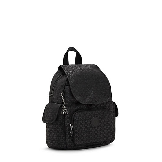 Black Kipling City Pack Mini Classic Printed Backpacks | 147368PMQ