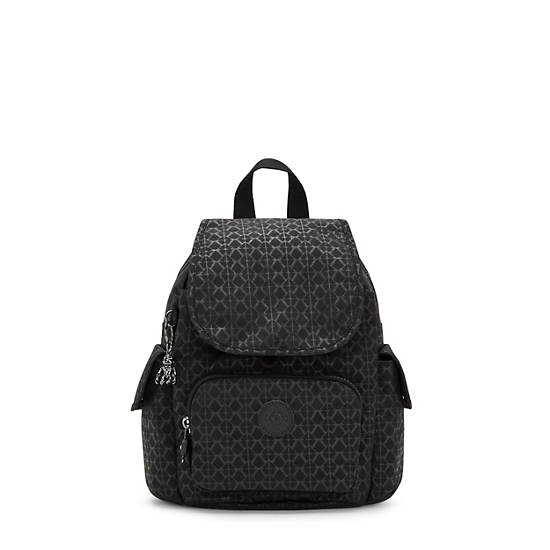 Black Kipling City Pack Mini Classic Printed Backpacks | 147368PMQ