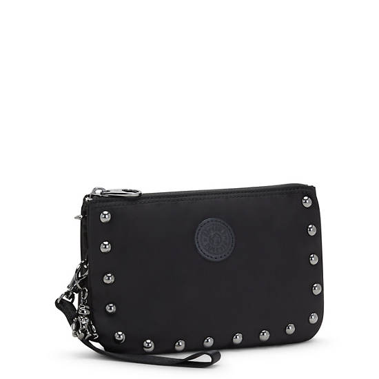 Black Kipling Creativity Extra Large Metallic Wristlet Accessories | 209356AGO