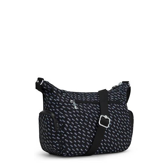 Black Kipling Gabbie Small Printed Crossbody Bags | 349186VHQ