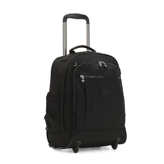 Black Kipling Gaze Large Rolling Backpacks | 096813CAG