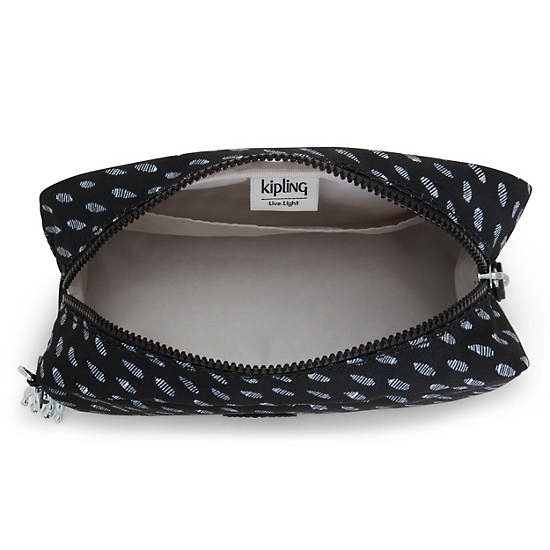 Black Kipling Gleam Printed Accessories | 803265XIG