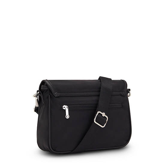 Black Kipling Inaki Crossbody Bags | 386970GYA