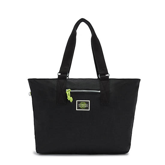 Black Kipling Jodi M Tote Bags | 473089BKF