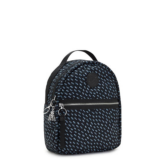 Black Kipling Kae Printed Backpacks | 789453FJG