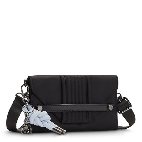 Black Kipling Lelio Crossbody Bags | 390574AGJ