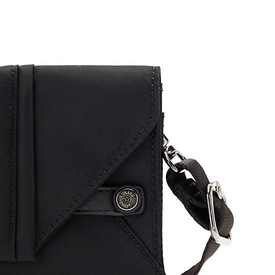 Black Kipling Lelio Crossbody Bags | 390574AGJ