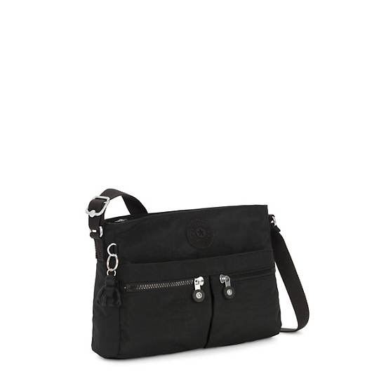 Black Kipling New Angie Crossbody Bags | 239704VAS