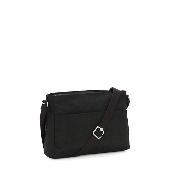 Black Kipling New Angie Crossbody Bags | 239704VAS