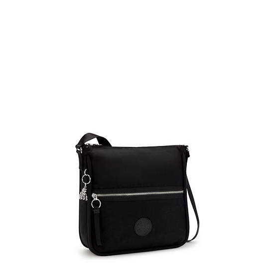 Black Kipling Oswin Shoulder Bags | 982541SVJ