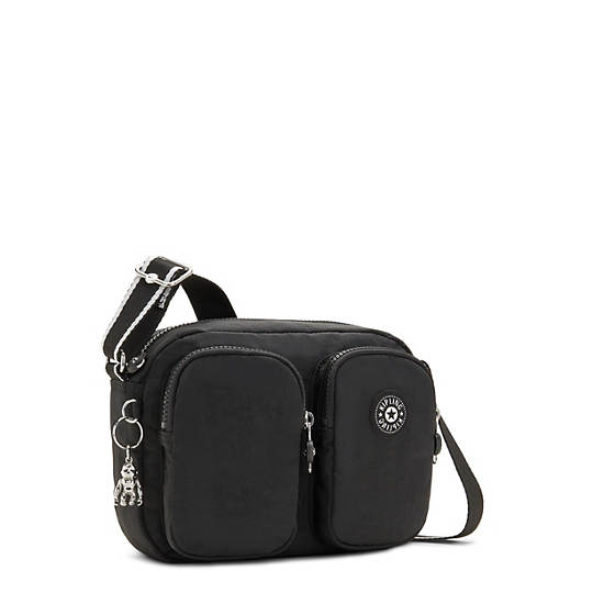 Black Kipling Patti Crossbody Bags | 645803XSW