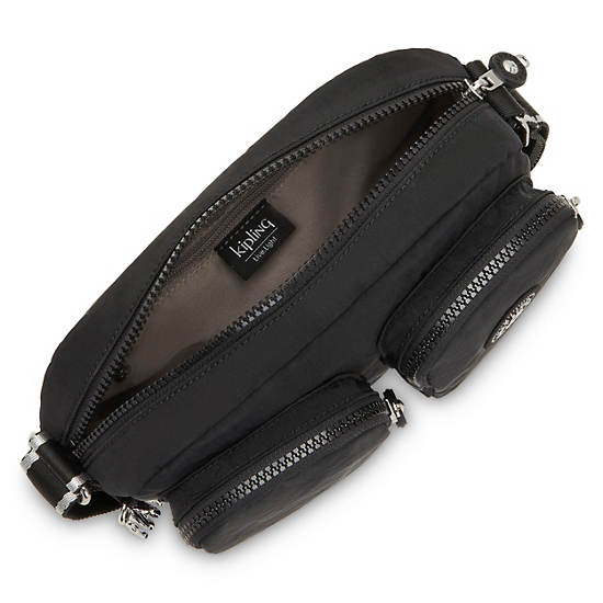 Black Kipling Patti Crossbody Bags | 645803XSW