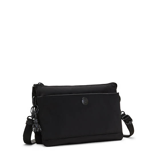 Black Kipling Riri Crossbody Bags | 137654JCA