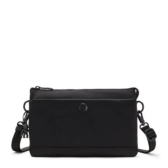 Black Kipling Riri Crossbody Bags | 137654JCA