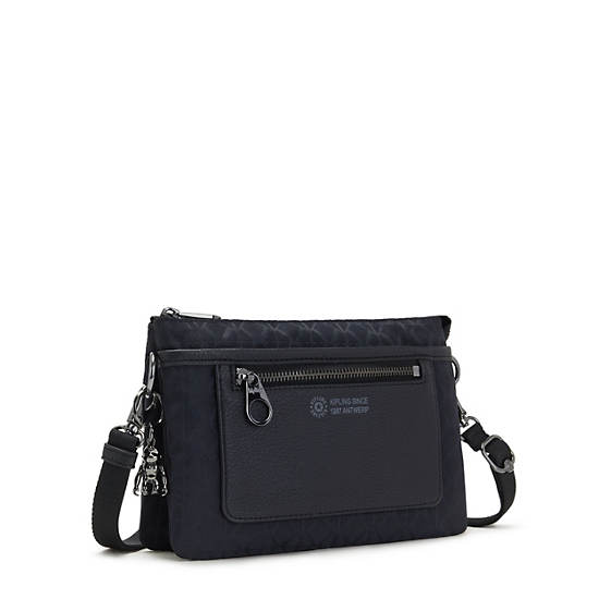 Black Kipling Riri Crossbody Bags | 539087EBG