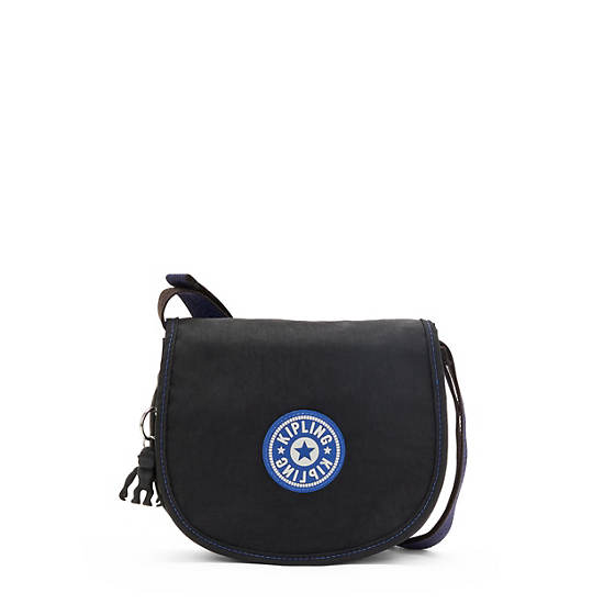 Black Kipling Ryanne Crossbody Bags | 162930WDJ