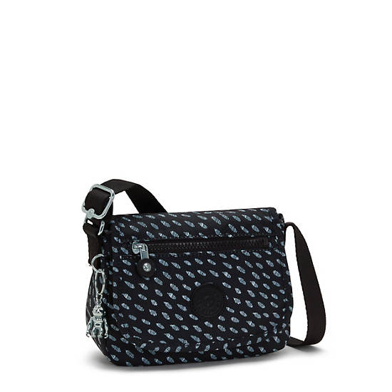 Black Kipling Sabian Printed Crossbody Mini Bag | 365149WKL