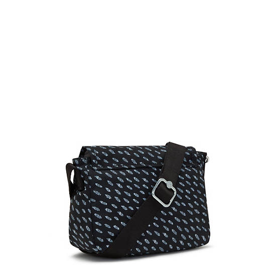 Black Kipling Sabian Printed Crossbody Mini Bag | 365149WKL