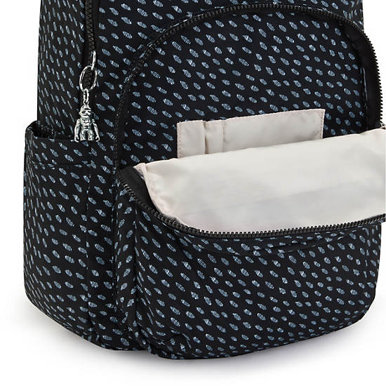 Black Kipling Seoul Large Printed 15