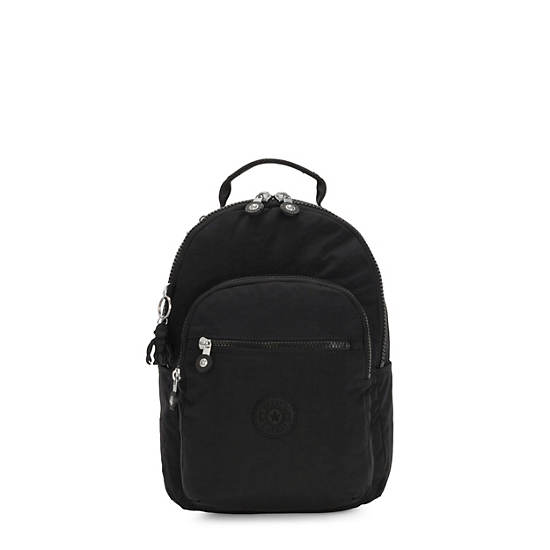 Black Kipling Seoul Small Classic Tablet Backpacks | 513927EDK