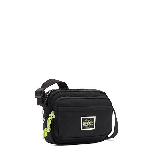 Black Kipling Sisko Crossbody Bags | 946372KJS