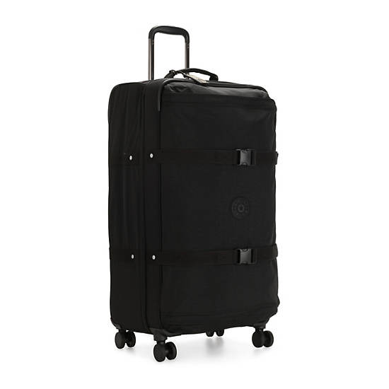 Black Kipling Spontaneous Large Rolling Suitcases | 816423LWN